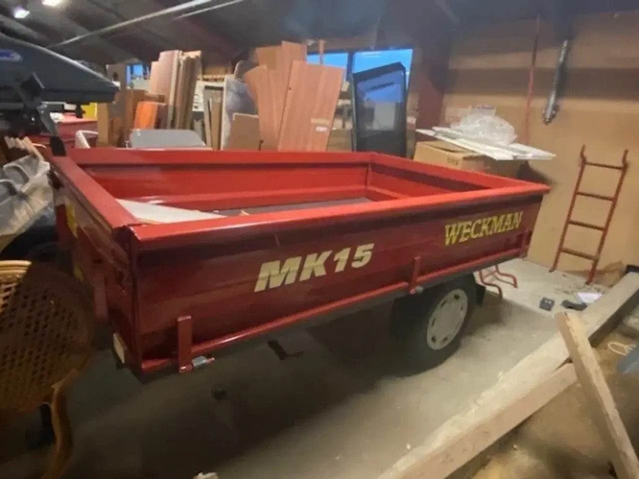 Billede 1 - 1,5 Ton Weckman Tipvogn
