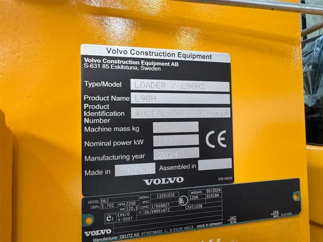 Billede 15 - Volvo L 90 H AGRICULTURE! KUN 4 TIMER, LANG BOM OG LOCK-UP! PÅ LAGER TIL OMGÅENDE LEVERING!