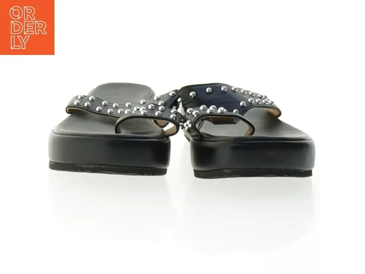 Billede 2 - Sorte sandaler med nitter (str. 42)