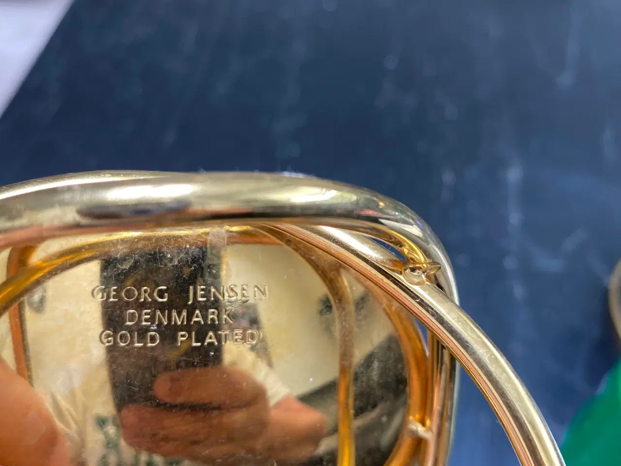 Billede 2 - Georg Jensen lysestage. Guldbelagt
