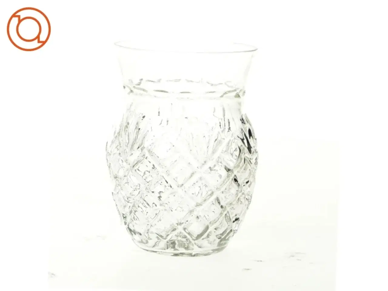 Billede 2 - Glas vase i krystal look (str. 12 x 9 cm)
