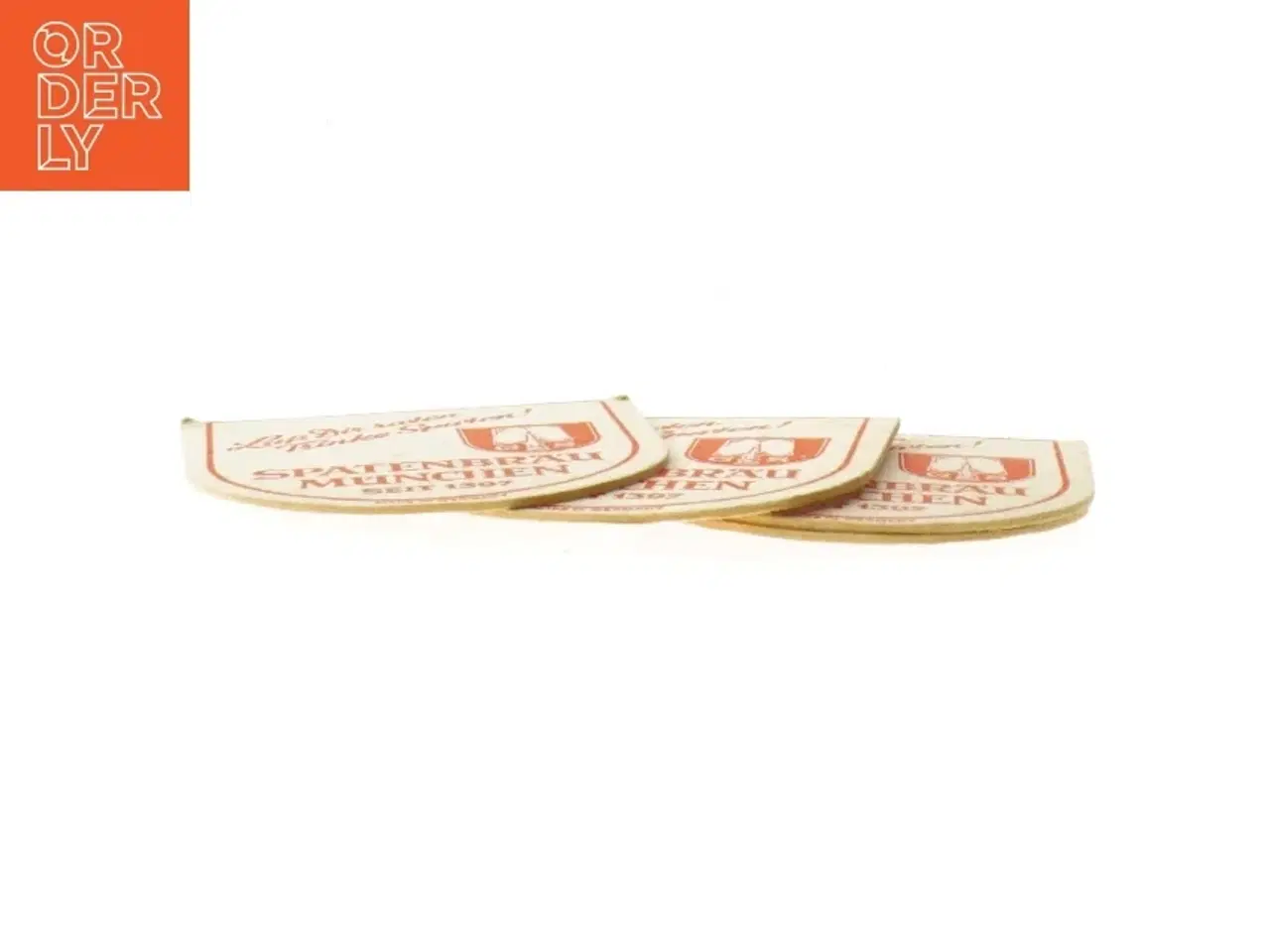 Billede 2 - Vintage Spatenbr&#228;u Munchen ølbrikker fra Gs (str. 11,5x11 cm)