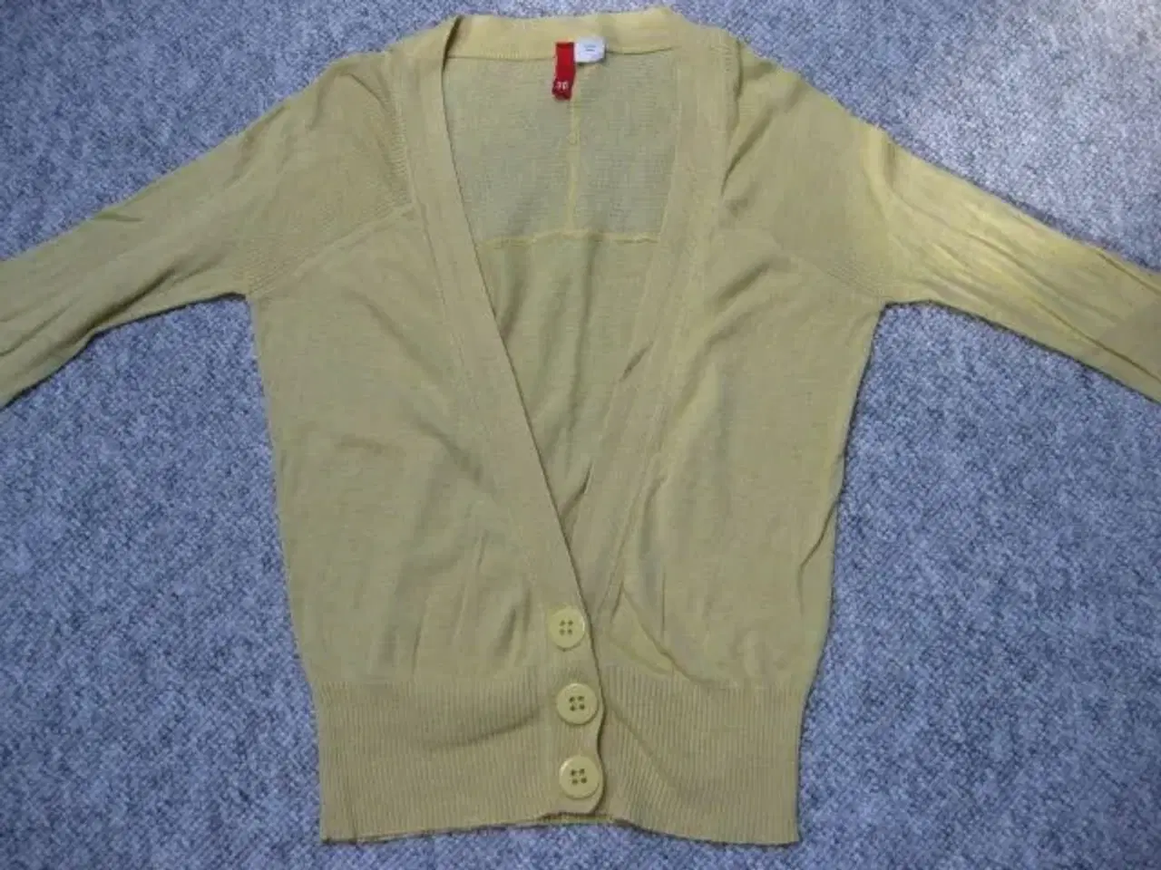 Billede 1 - Str. 36, cardigan m. lange ærmer