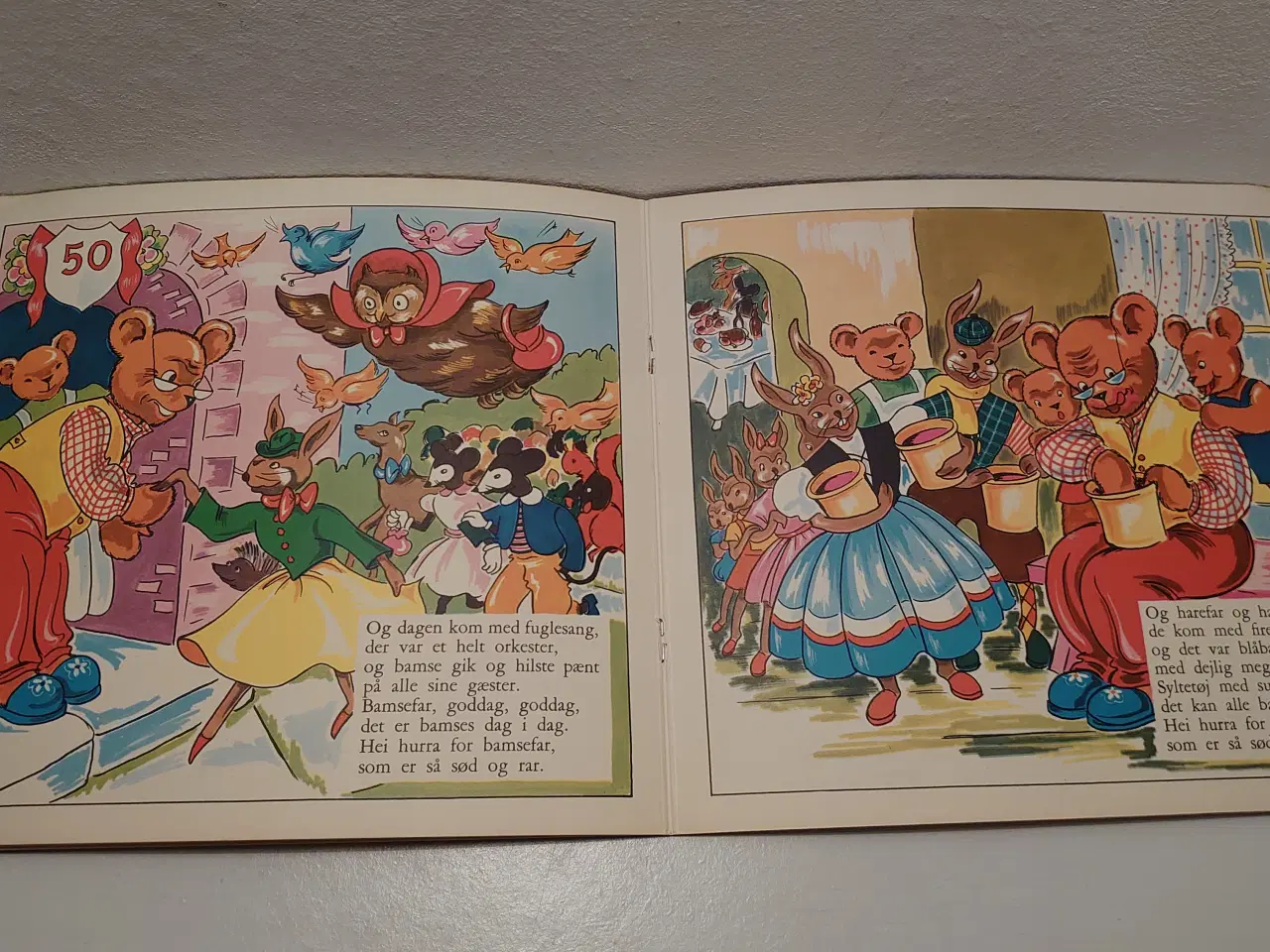 Billede 4 - Inge Aasted:Bamses Fødselsdag. Adolph Holst 4285