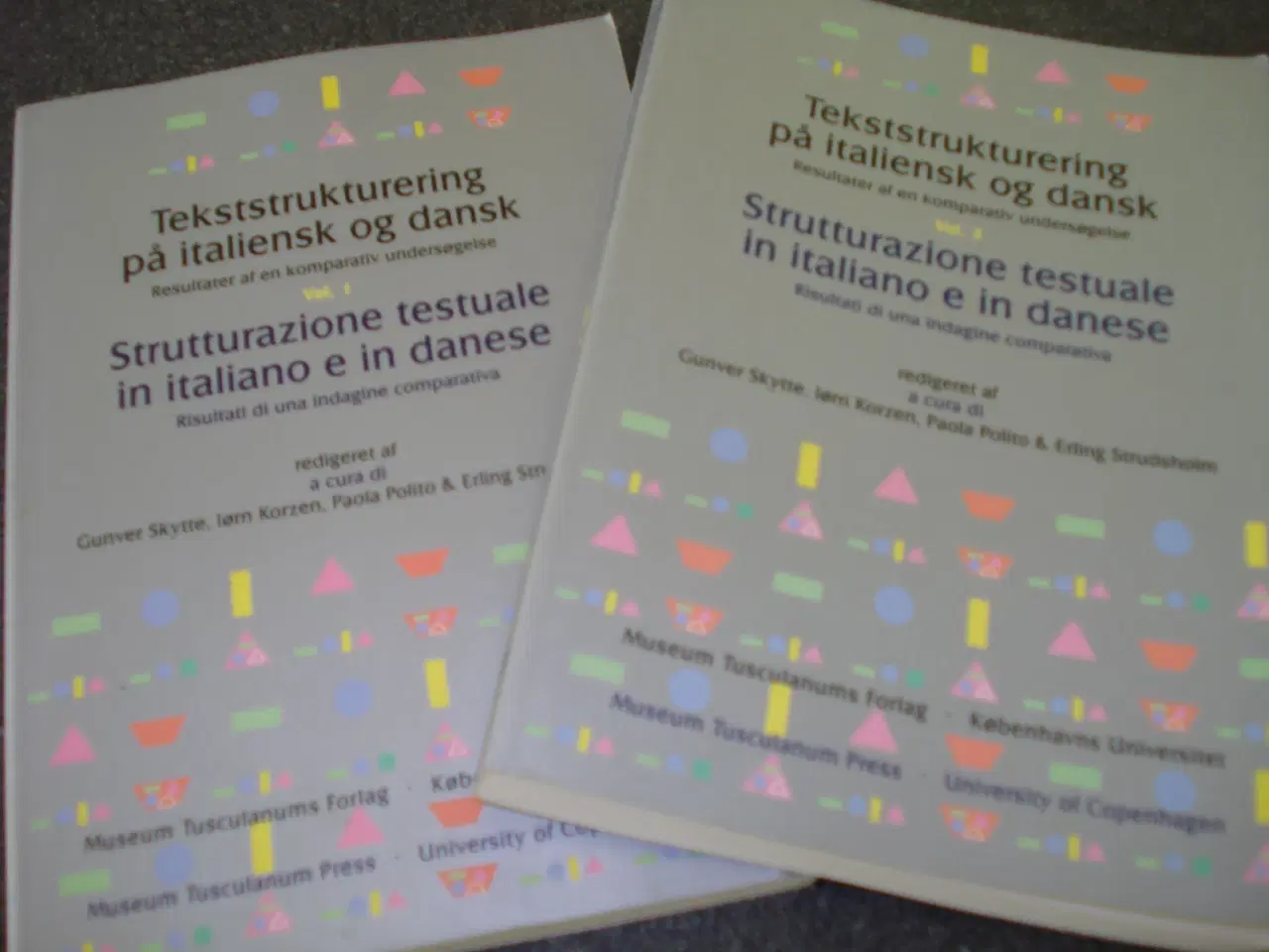 Billede 1 - Tekststrukturering på Italiensk og Dansk