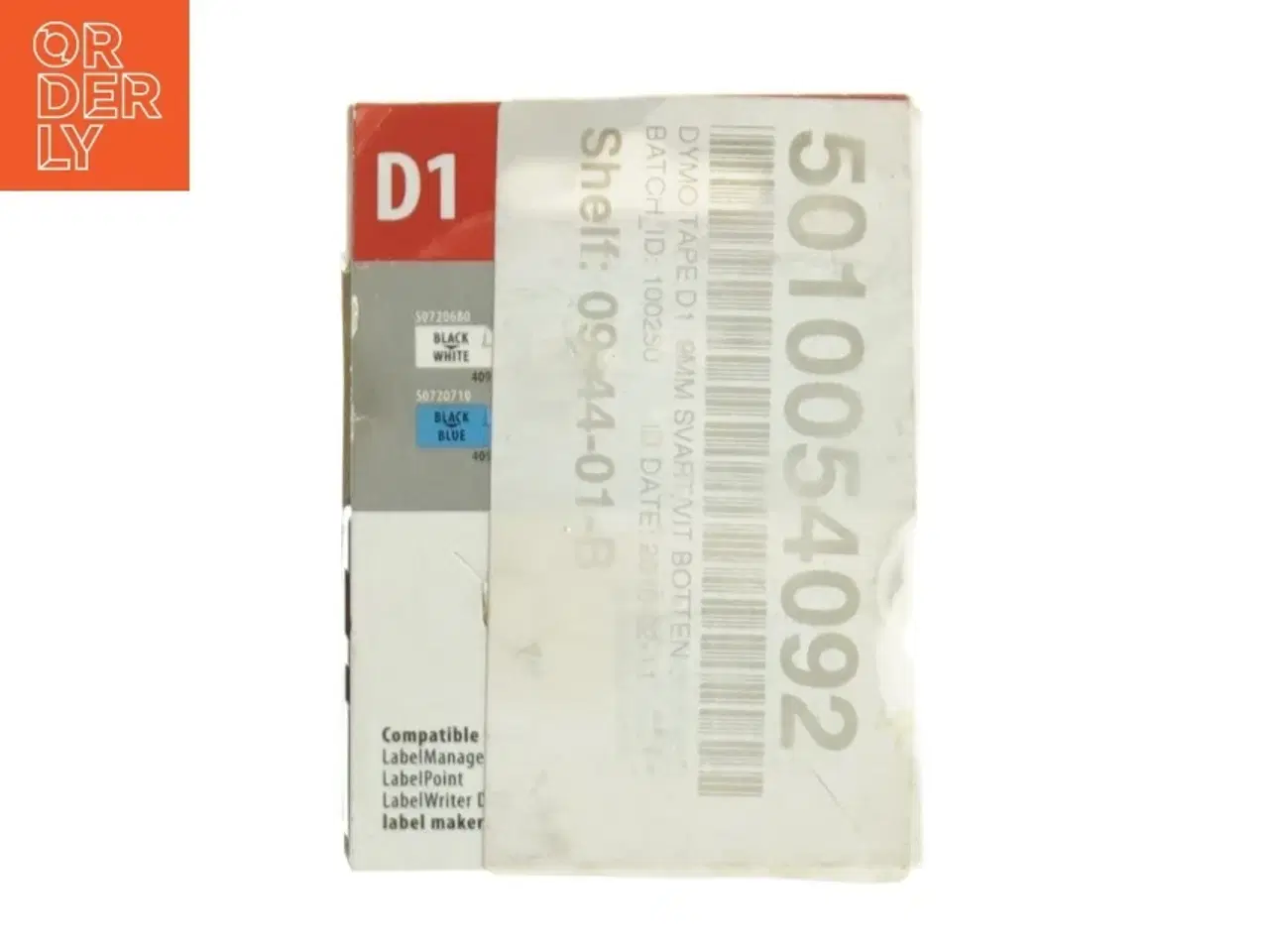 Billede 2 - DYMO D1 Label Cassette fra Dymo (str. 9 mm x 7 m)
