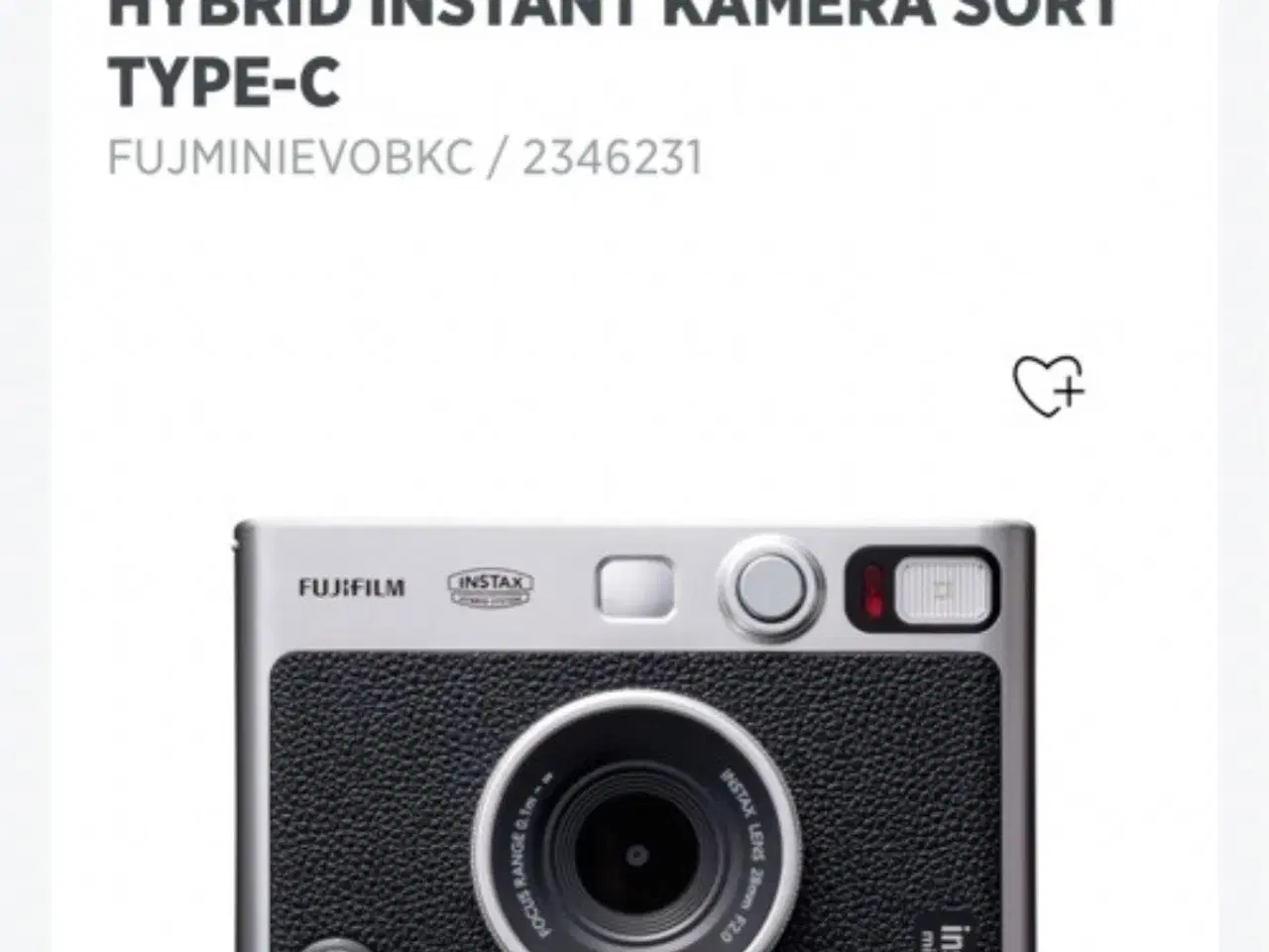 Billede 1 - Instax evo mini (udlejes)