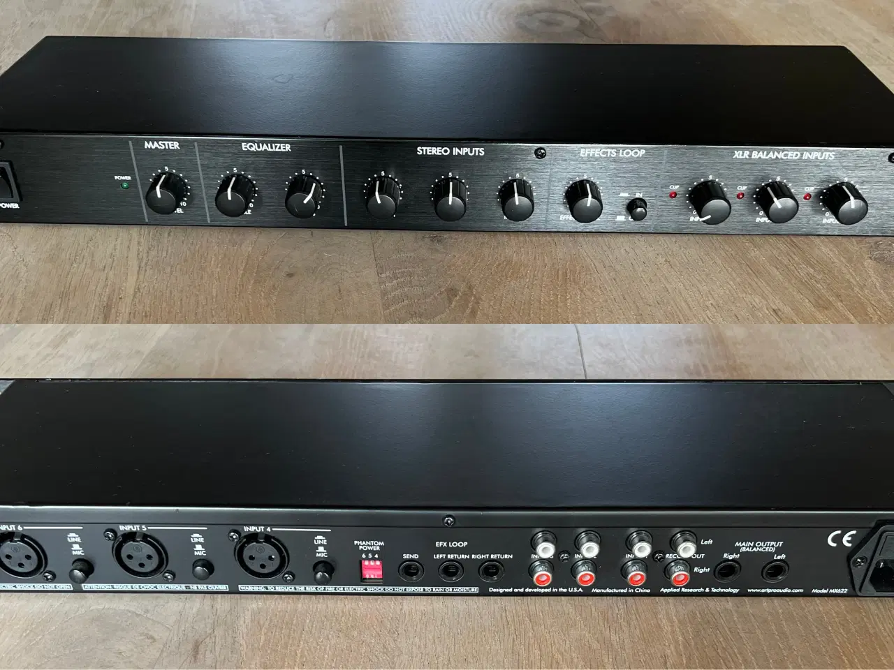 Billede 1 - ART MX622 6-kanal rackmount stereo mixer