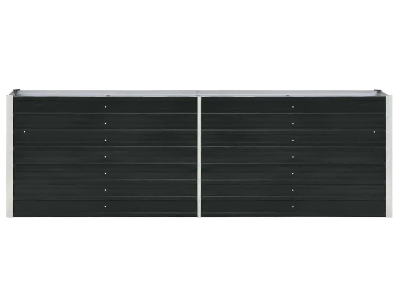 Billede 3 - Forhøjet plantekasse 240x40x77 cm galvaniseret stål antracitgrå