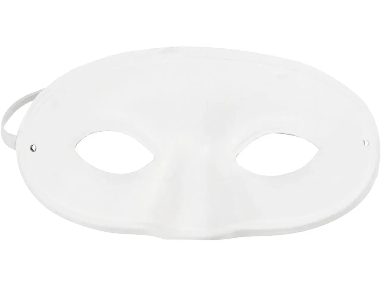 Billede 1 - Hvide Halvmasker - 10 stk. til Fest og Teater