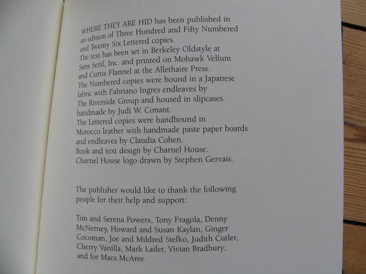 Billede 5 - Tim Powers born 1952. Where They Are Hid