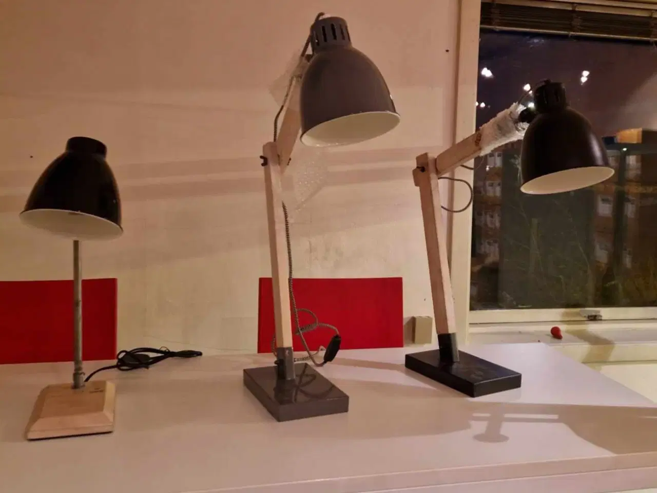 Billede 3 - Varelager Helt nye retro bordlamper fra La Finesse