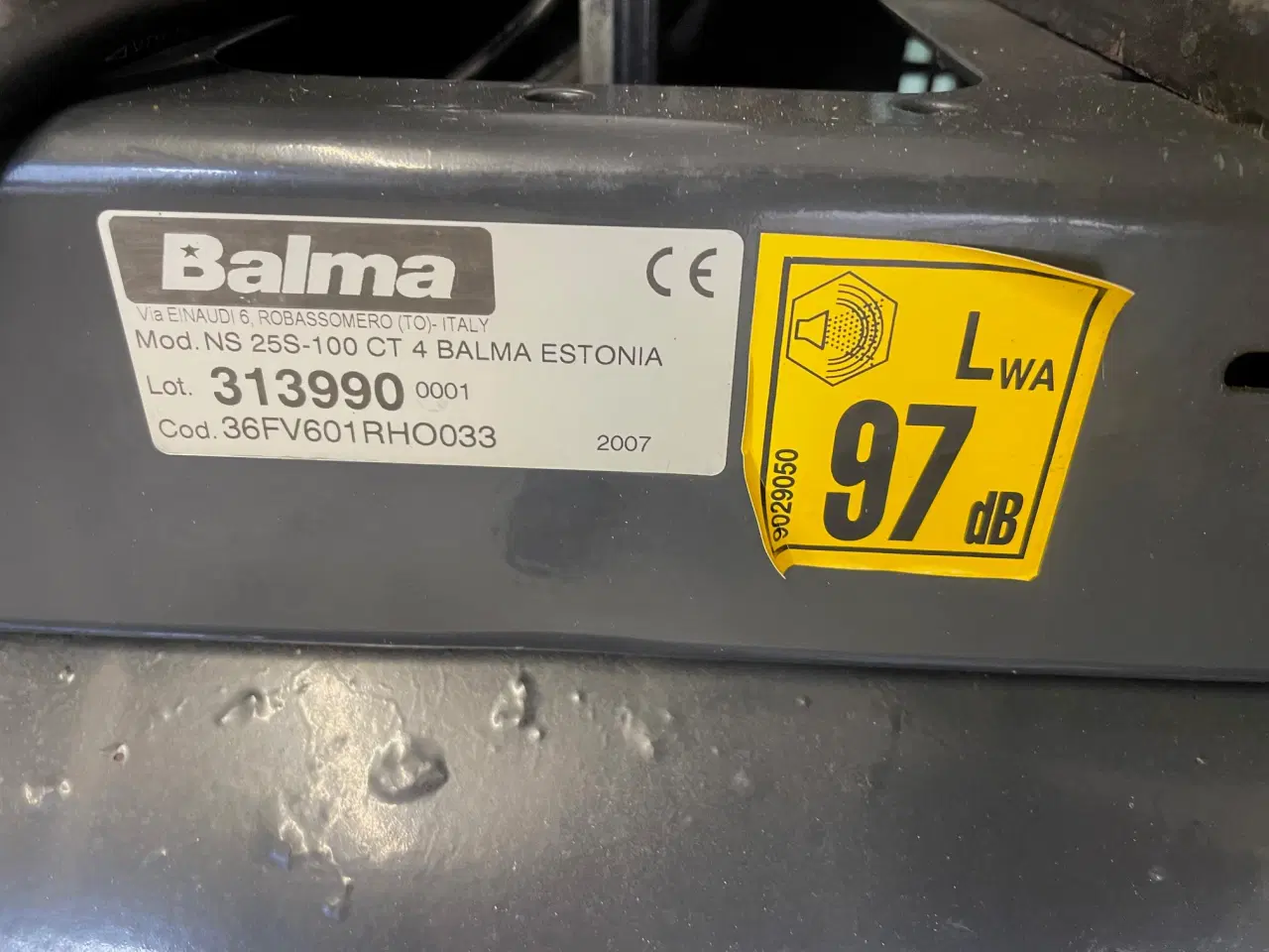 Billede 2 - Balma Kompressor LT 100