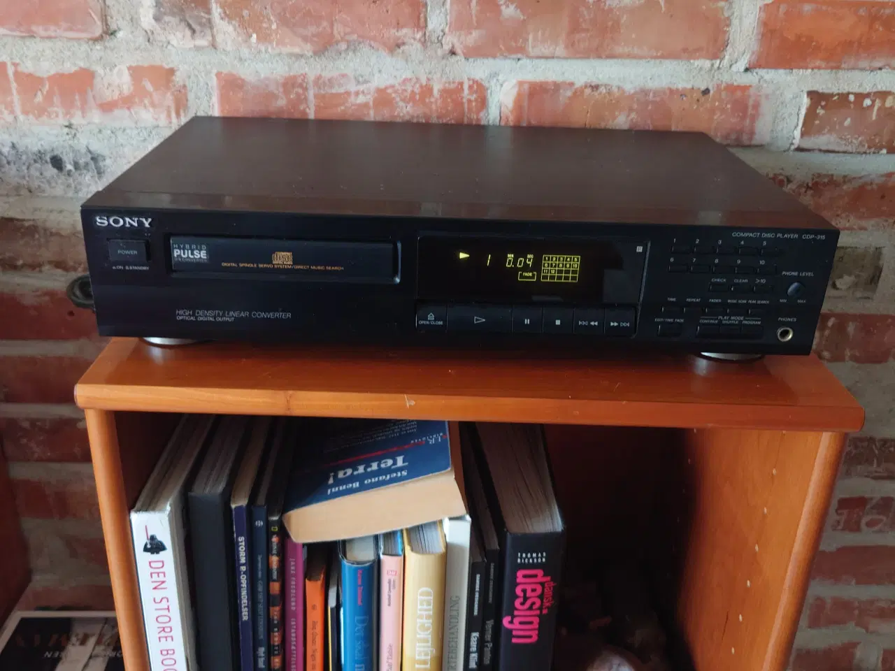 Billede 1 - Sony CDP-315 CD afspiller Optisk digital udgang