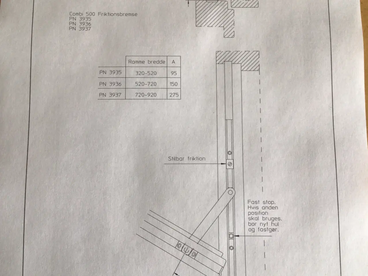 Billede 3 - Vinduesbremse PN Combi 500