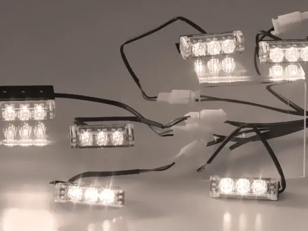 Billede 4 - Blitzlys / blitzblink / Blitzlamper LED mm.