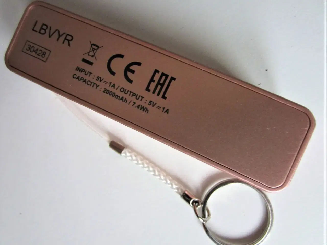 Billede 1 - LBVYR ( Yves Rocher ) Pink powerbank med spejl