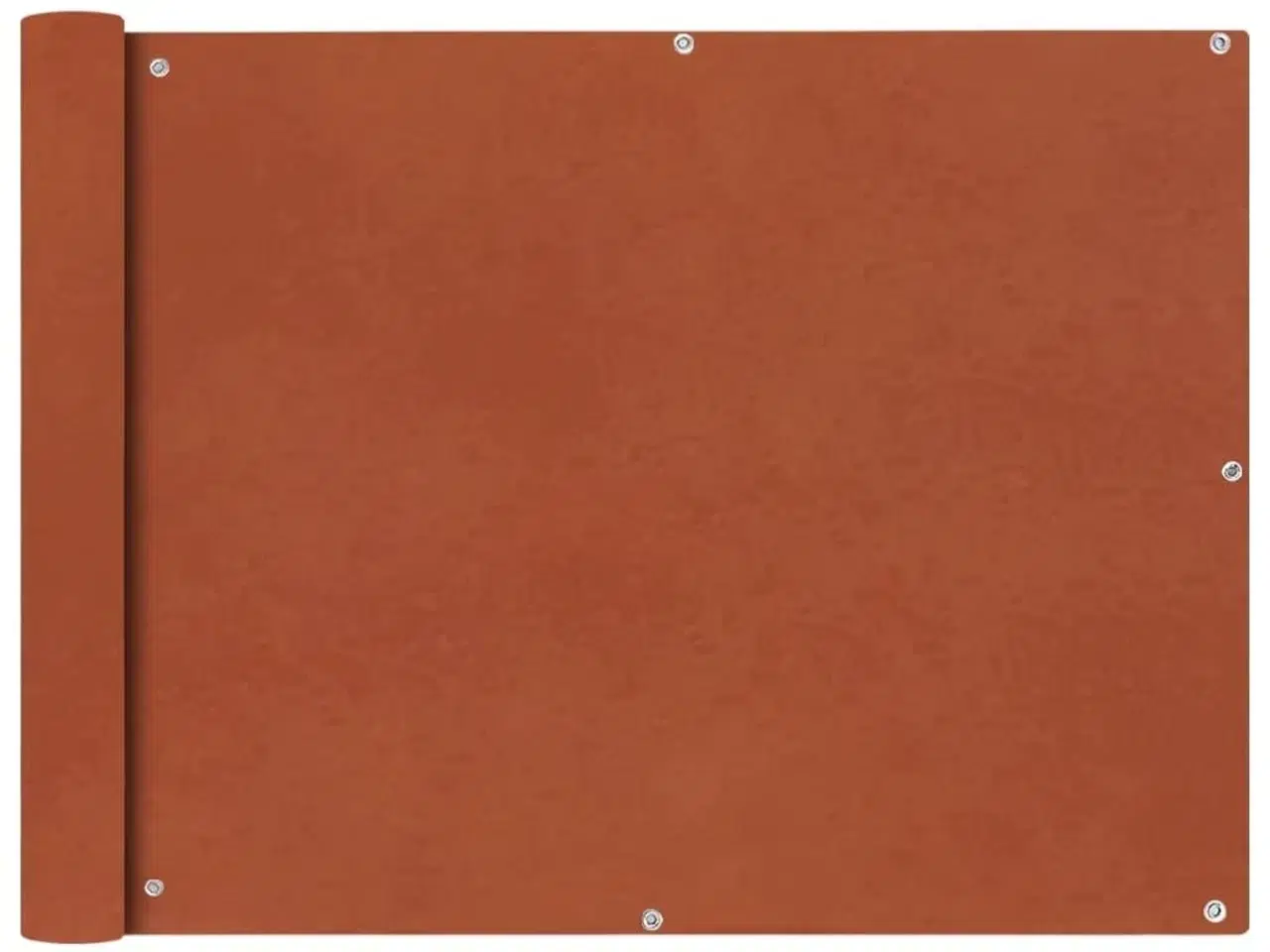 Billede 1 - Balkonafskærmning Oxfordstof 90x600 cm terracotta