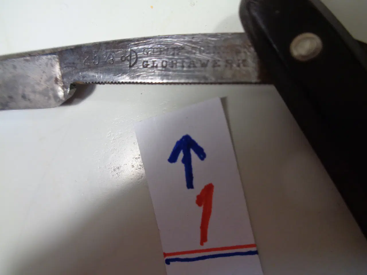 Billede 3 - Barberkniv,Ragekniv 2stk ældre. 