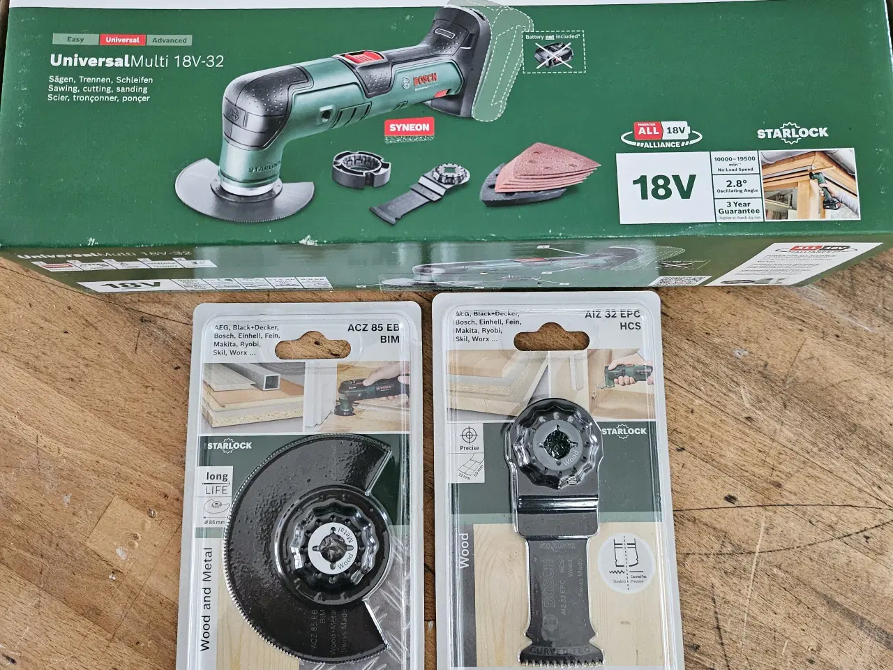 Billede 1 - Bosch Akku-multicutter,med 2 ekstra klinger.