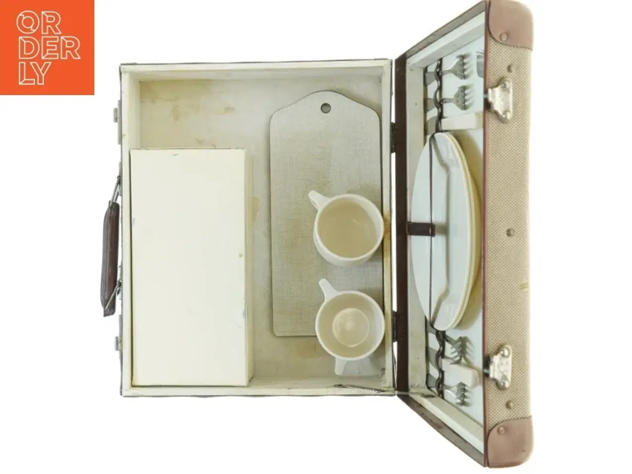 Billede 5 - Vintage picnic-kuffert fra Visco (str. 40 x, 33 x 13 cm)