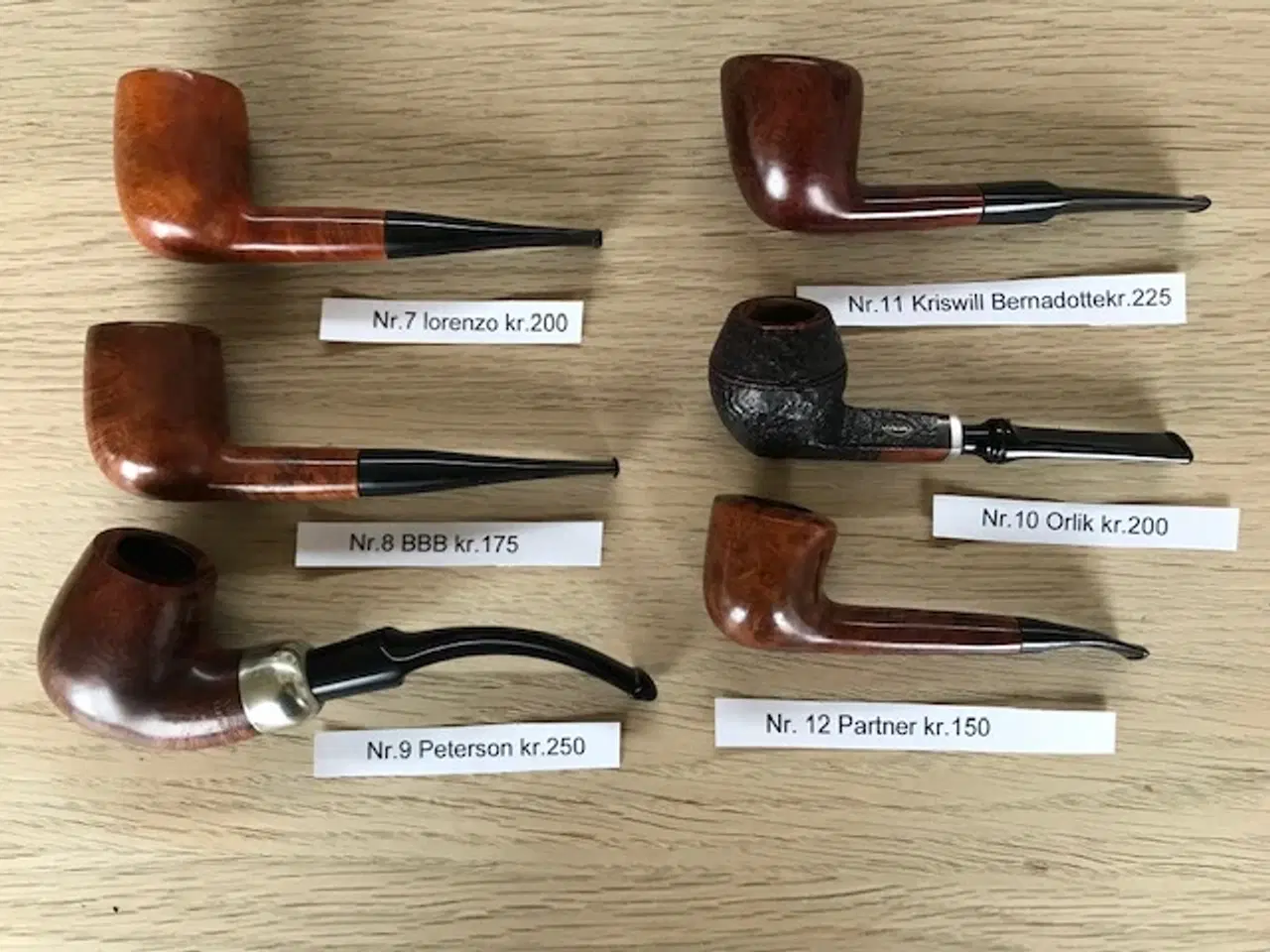 Billede 1 - Ks.1 Diverse piber fra kr 150pr. stk.