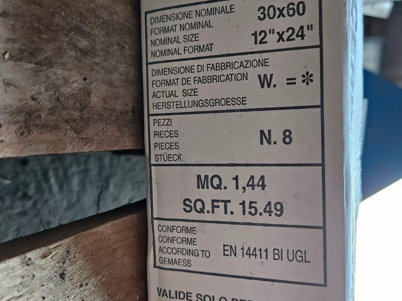 Billede 6 - Gulv- og vægklinke grå 30x60 cm
