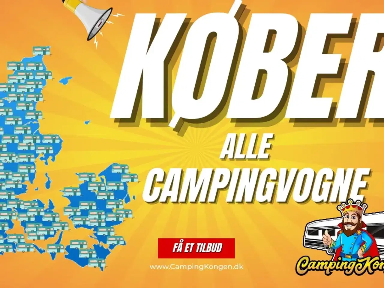 Billede 1 - SÆLG DIN CAMPINGVOGN I DAG 