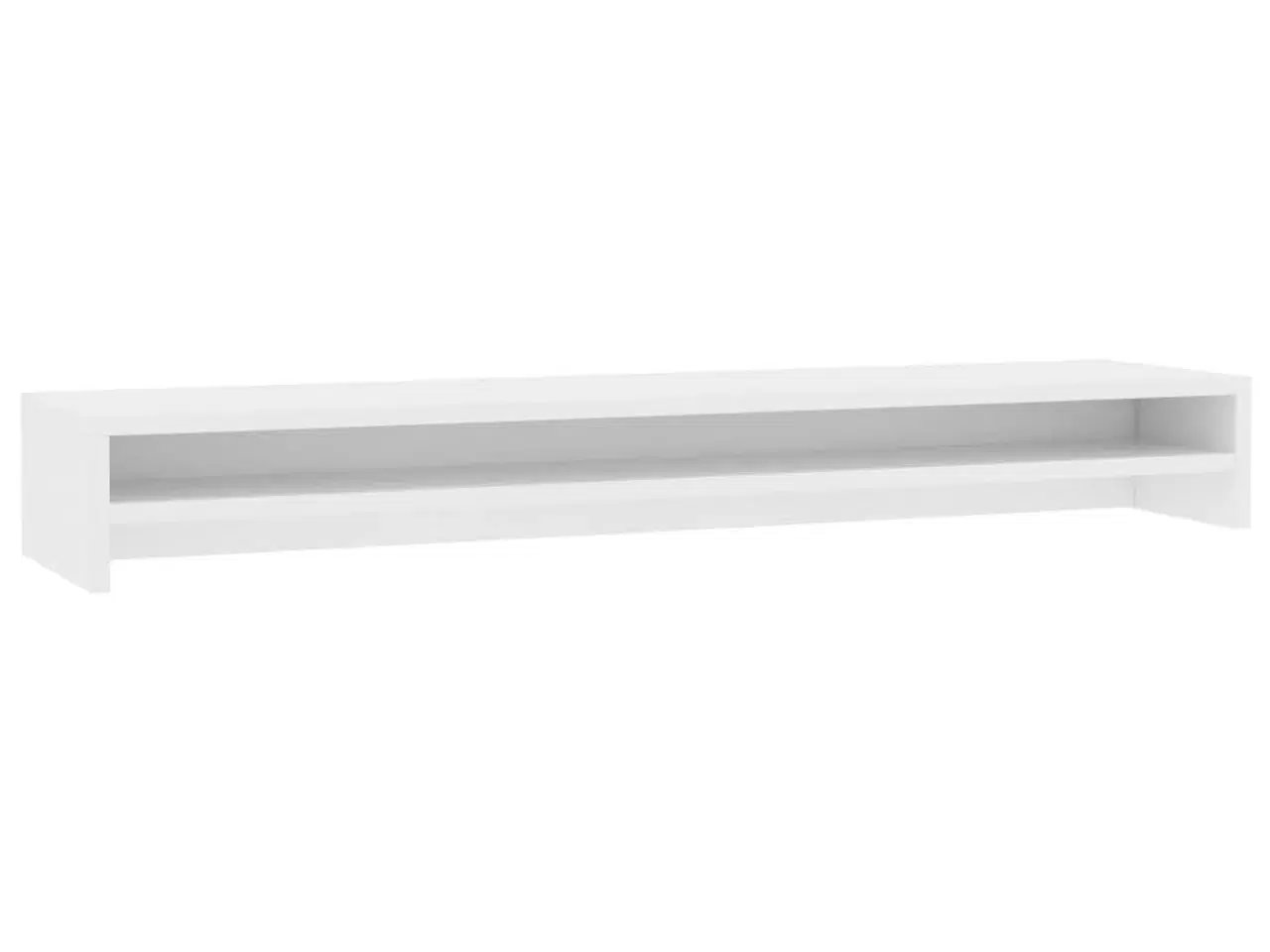 Billede 2 - Skærmstander 100x24x13 cm konstrueret træ hvid