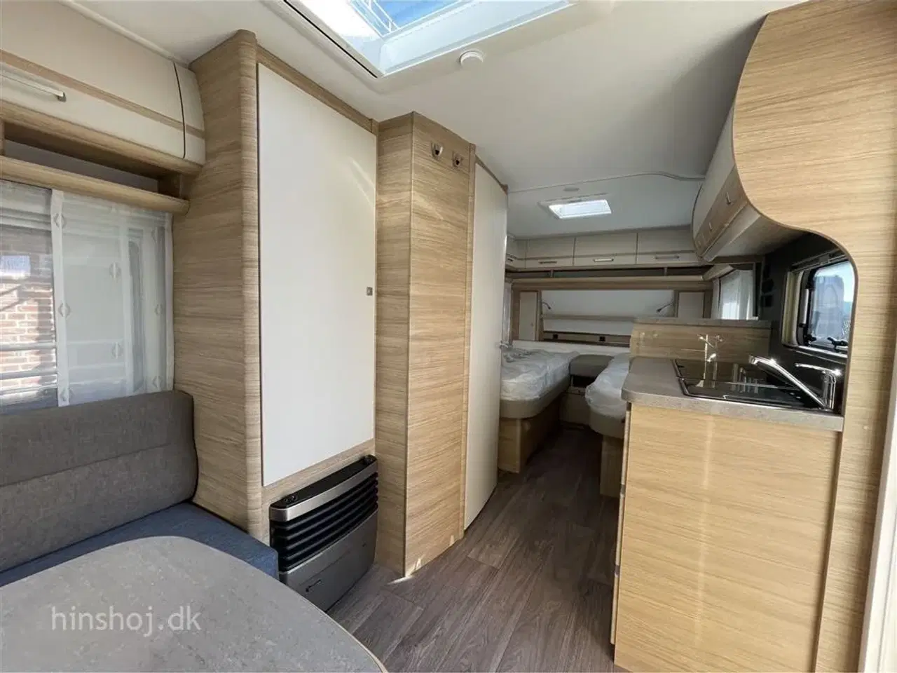Billede 7 - 2024 - Fendt Bianco Selection 465 TG   Fendt med enkeltsenge og siddegruppe fra Hinshøj Caravan