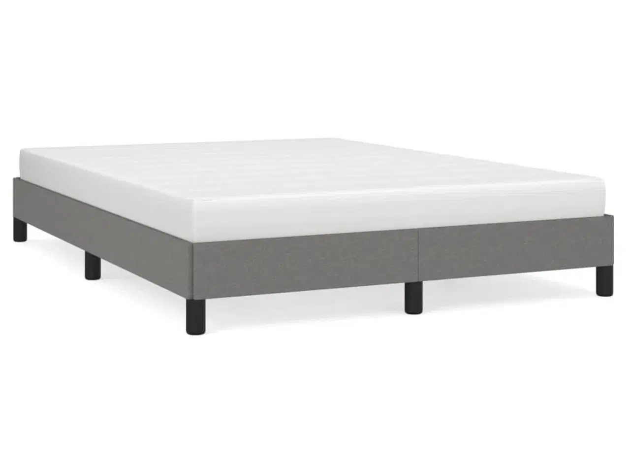 Billede 2 - Sengeramme uden madras 140x200 cm stof mørkegrå