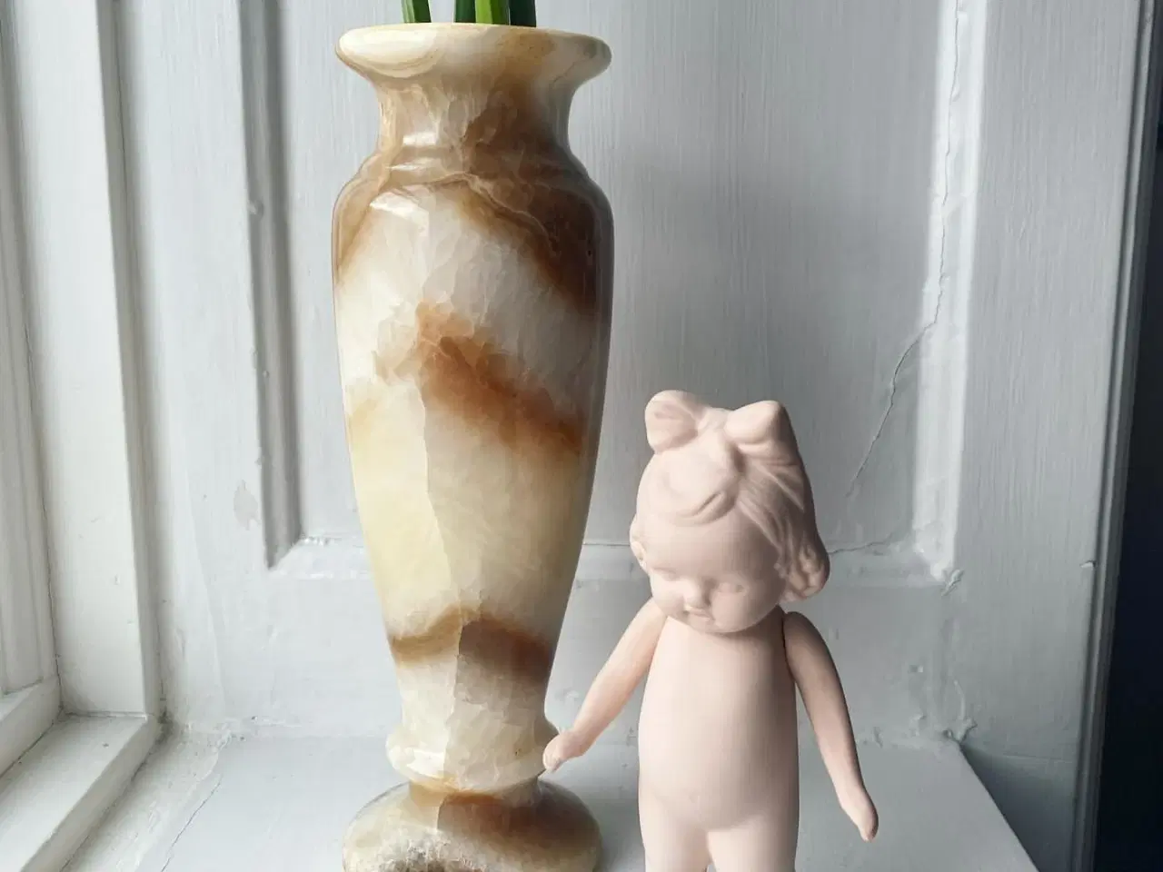Billede 2 - Stenvase, jordtoner