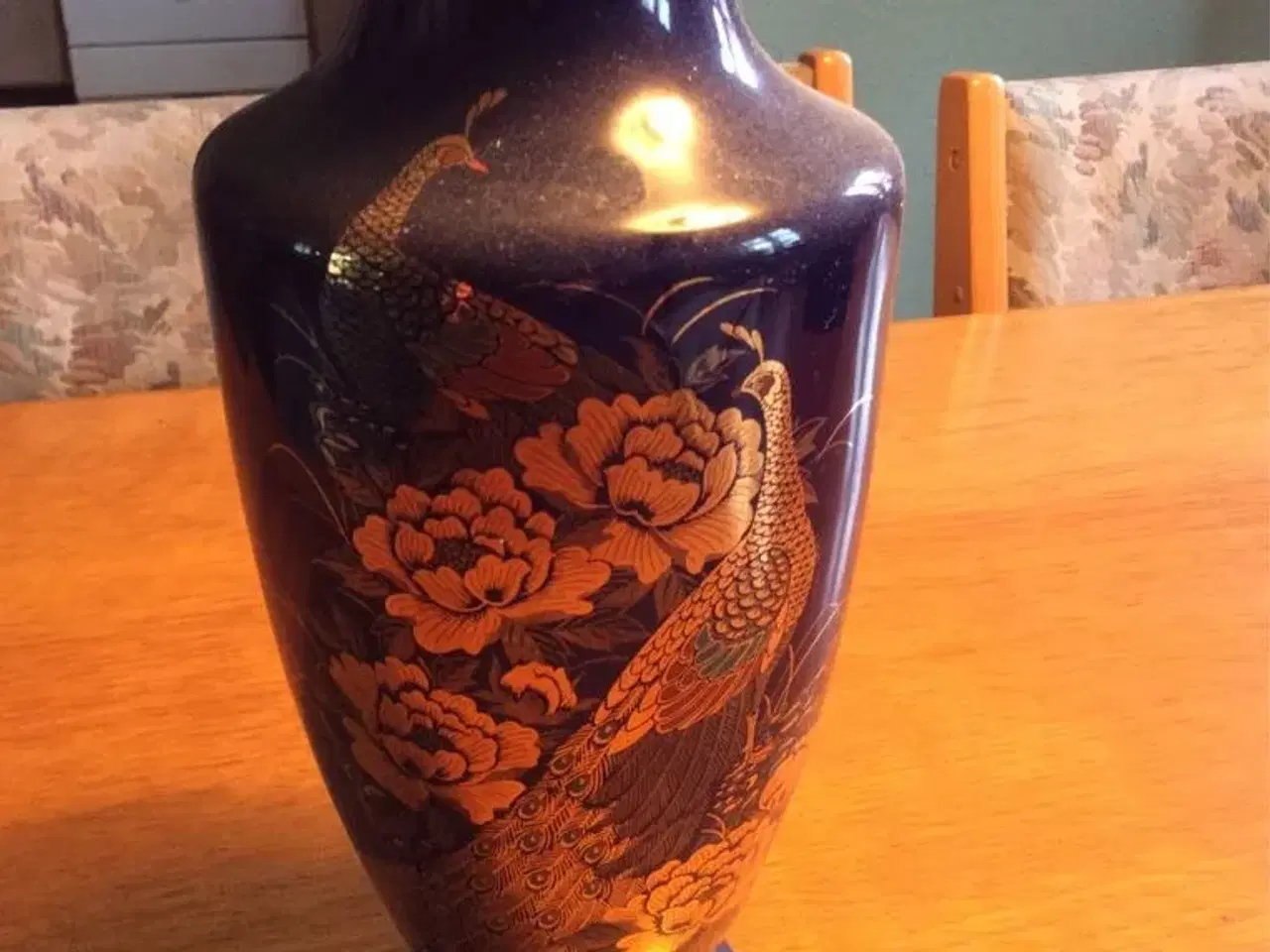 Billede 1 - Blå vase