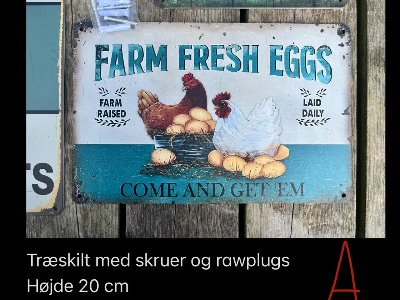 Billede 2 - Sjove nye hønseskilte
