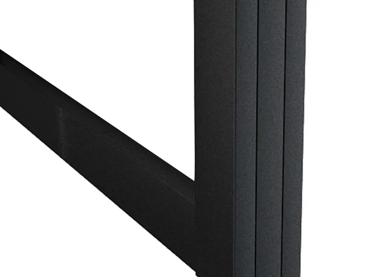 Billede 7 - Skydedør 76x205 cm aluminium og sikkerhedsglas sort