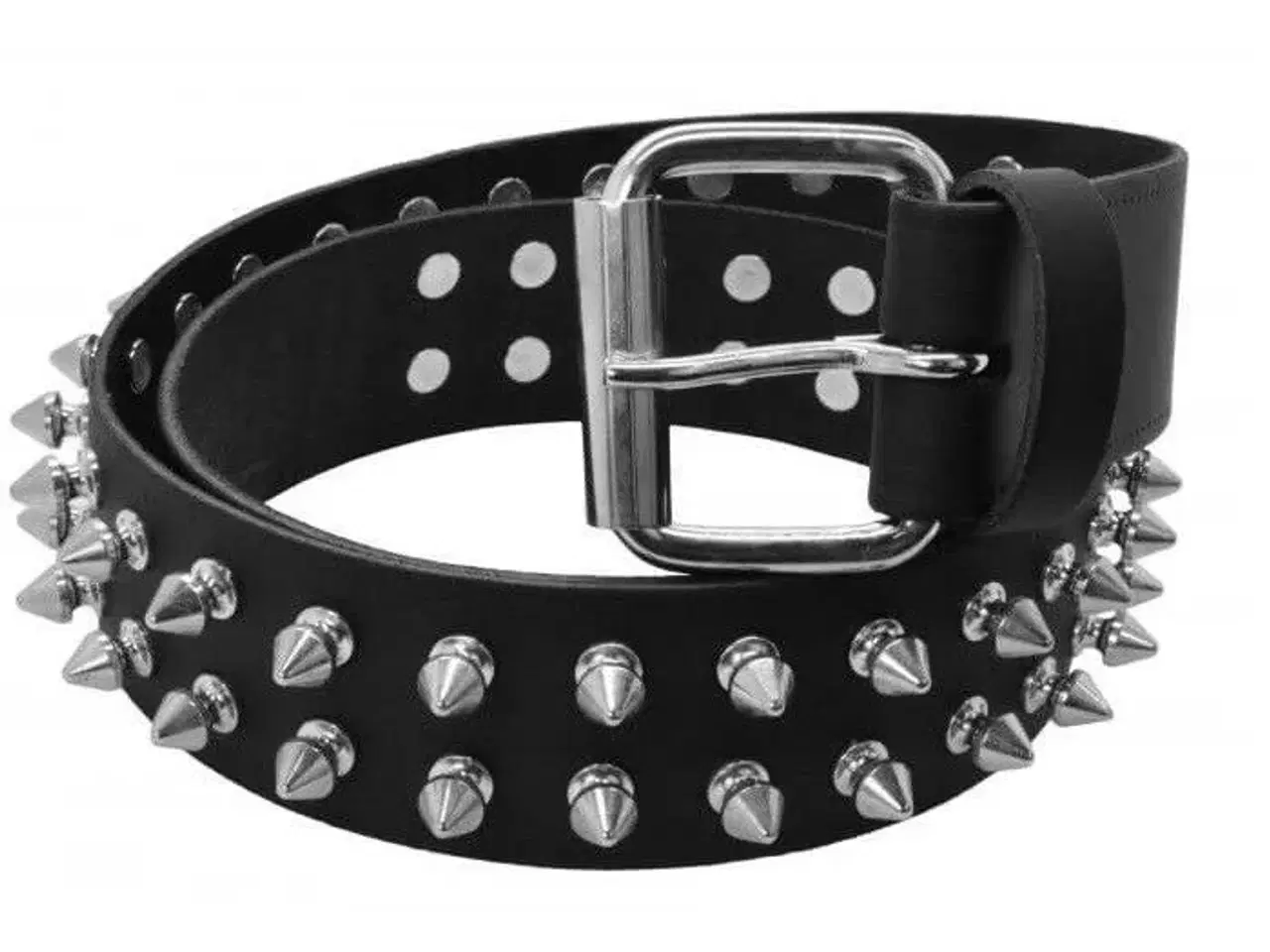 Billede 2 - Bælte 2 rækker spikes