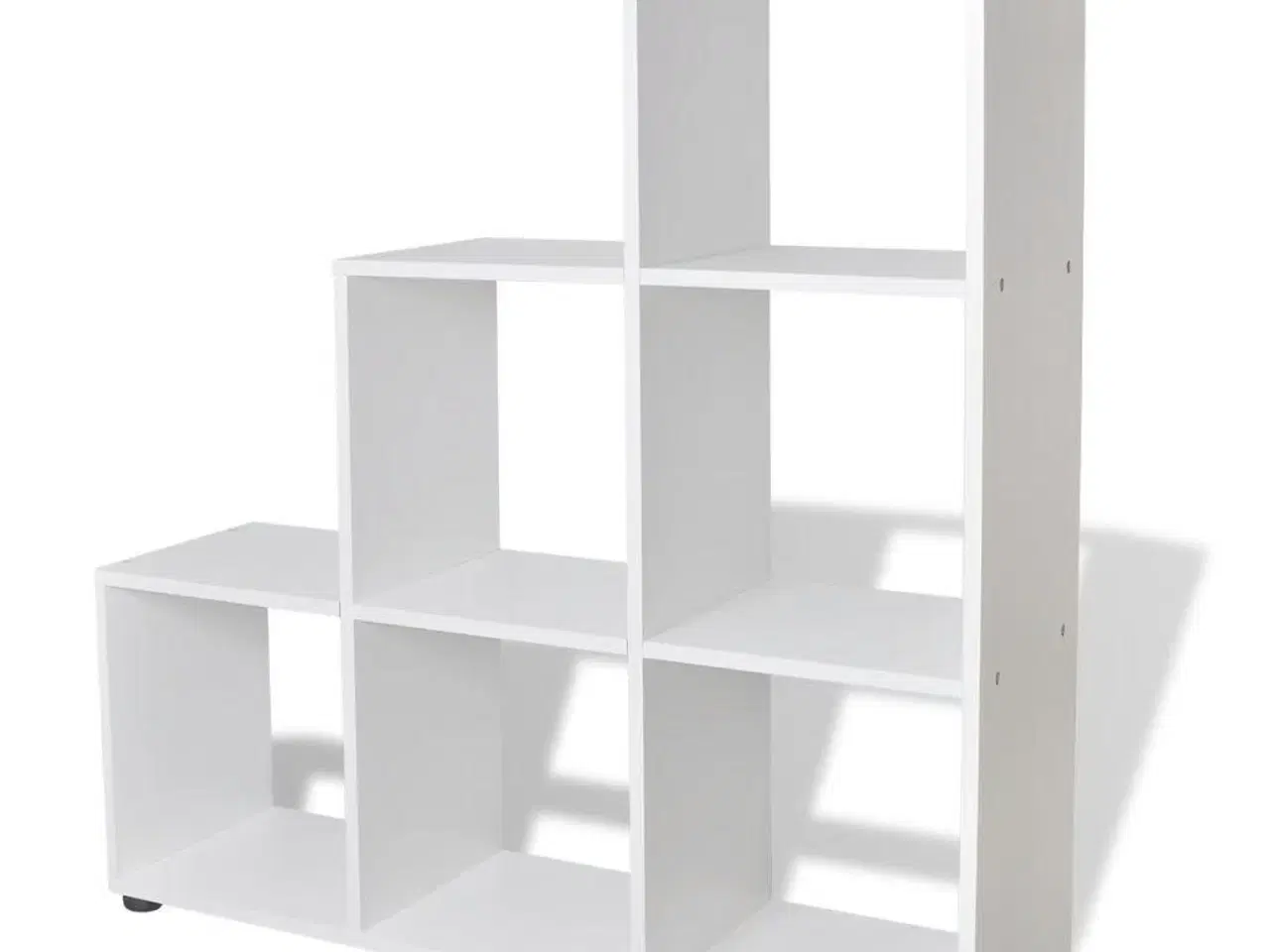 Billede 2 - Trappeformet bogreol/displayhylde 107 cm hvid