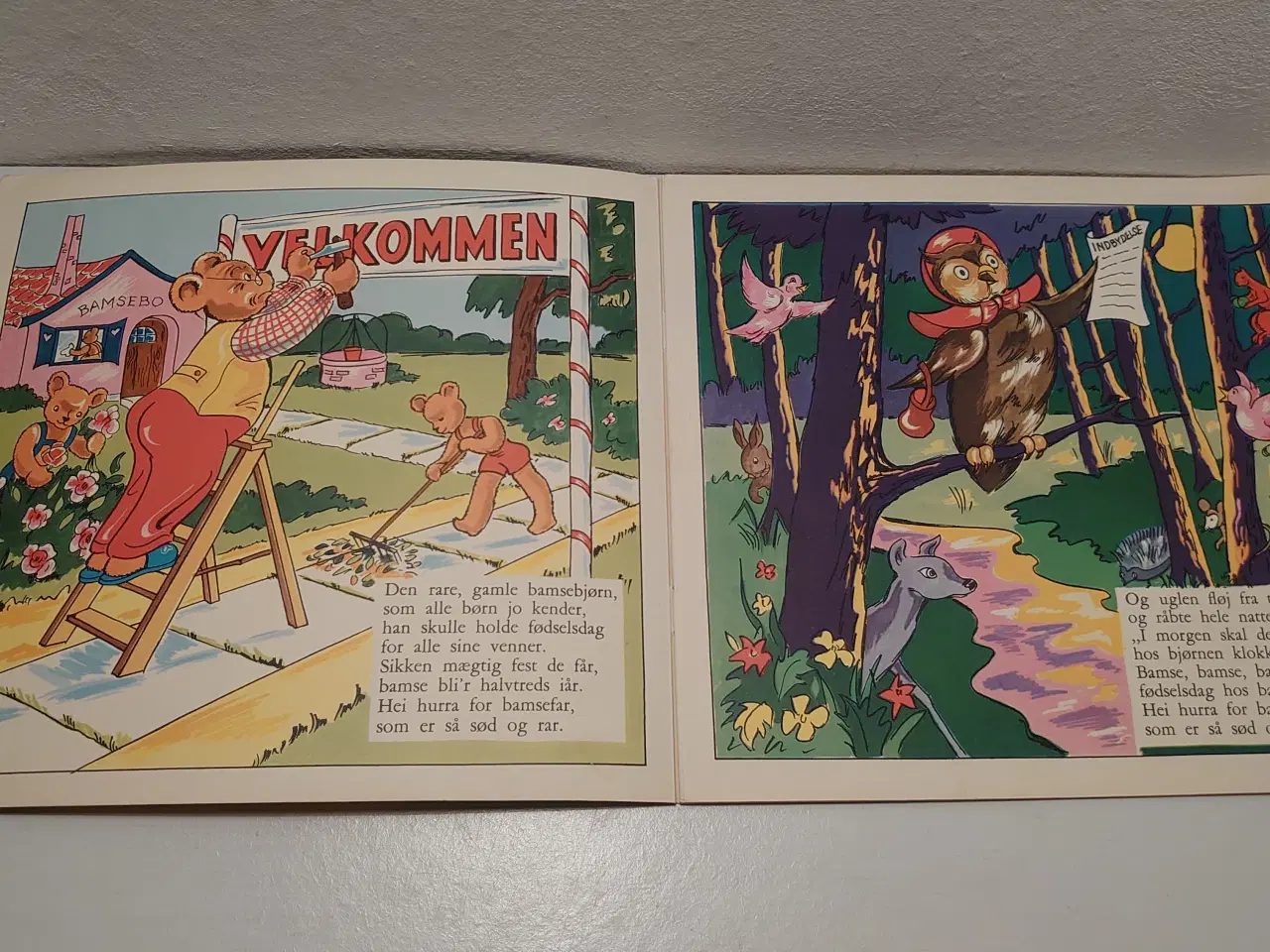 Billede 3 - Inge Aasted:Bamses Fødselsdag. Adolph Holst 4285