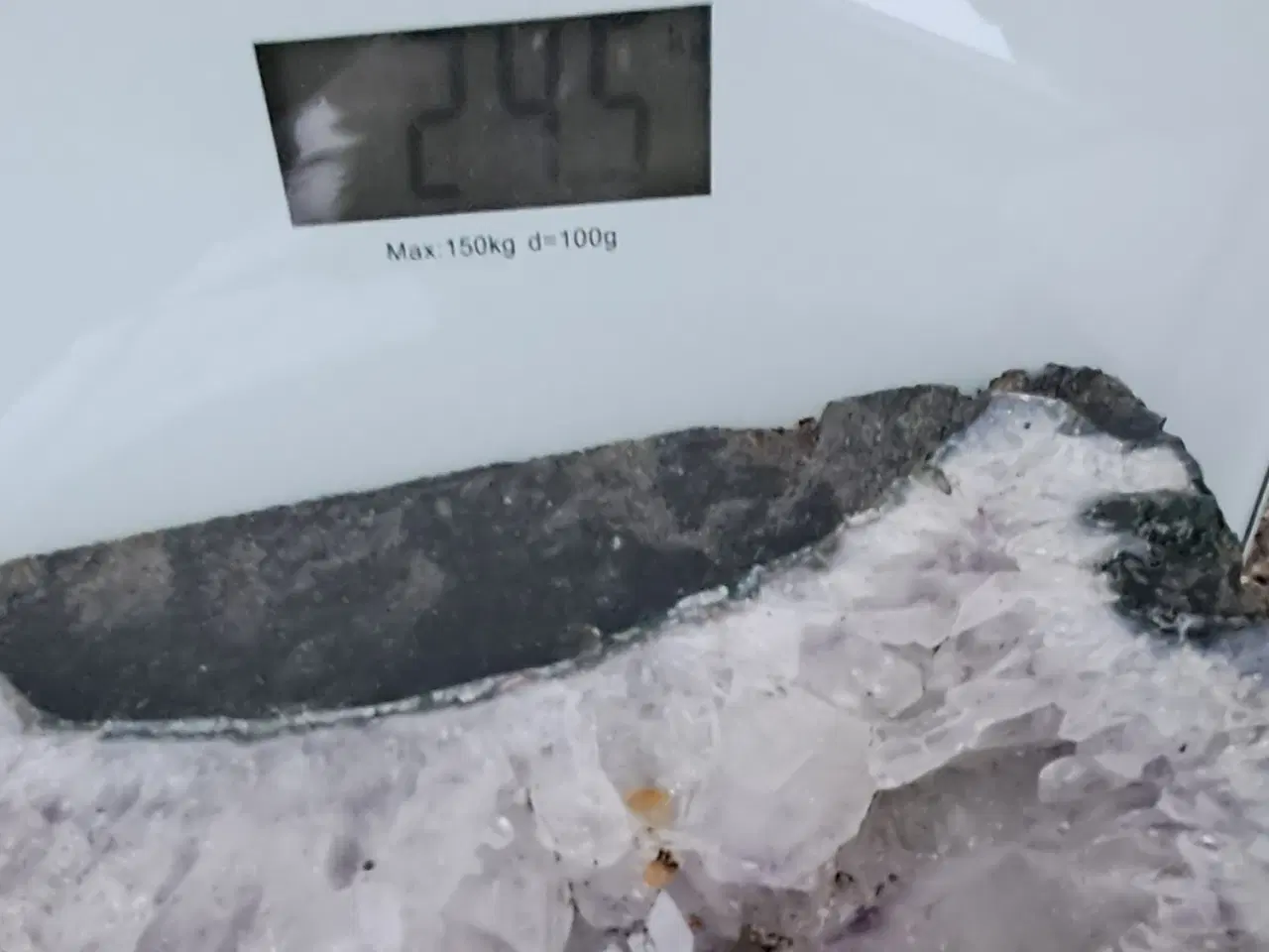 Billede 8 - 24,5 kg 57cm høj Ametyst klynge 