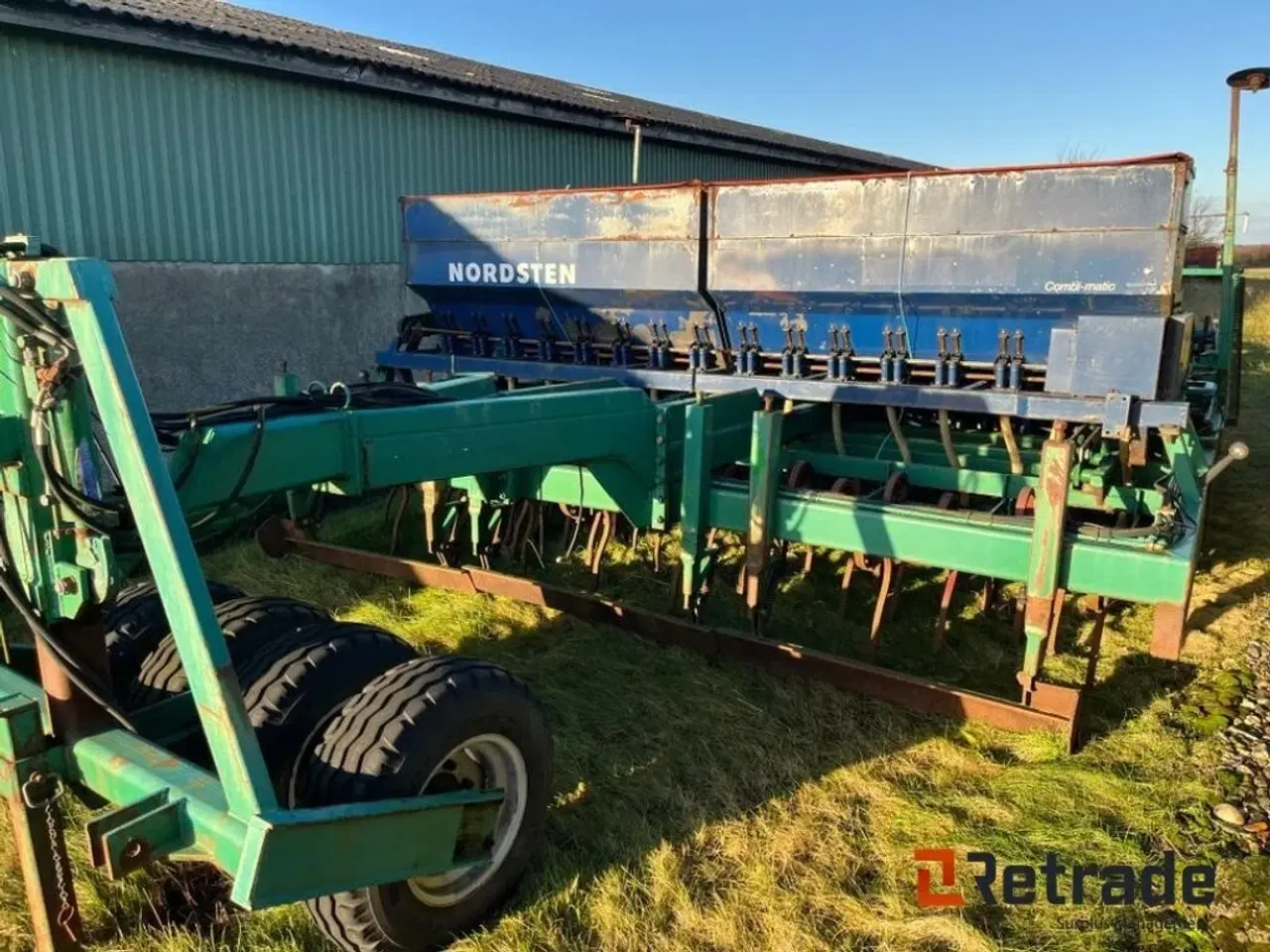 Billede 1 - - - - Kyndetoft / Nordsten 4 Meter Bugseret såmaskine