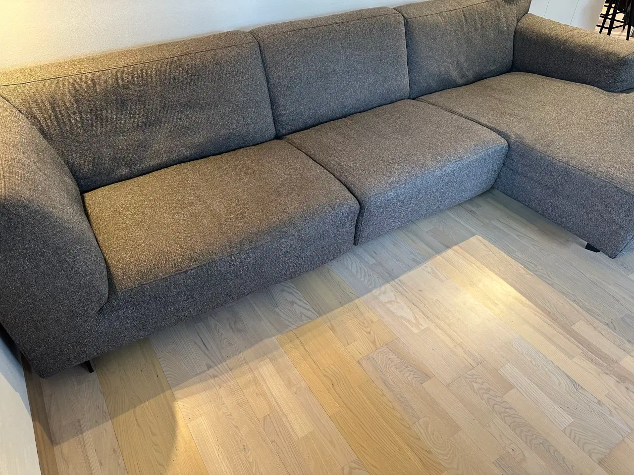Billede 2 - Modulsofa strukturvævet stof i grå