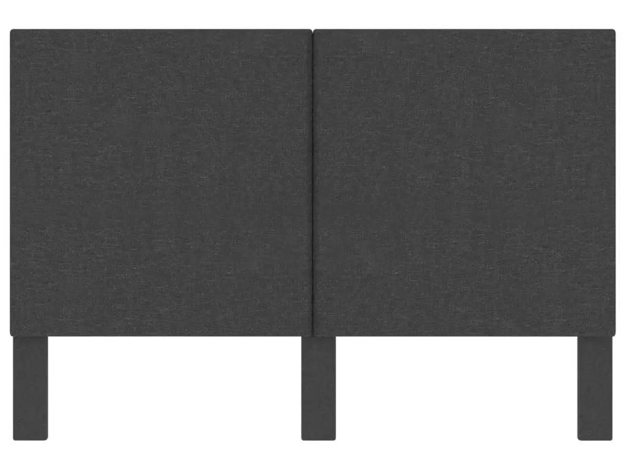 Billede 4 - Sengegavl 140x200 cm stof mørkegrå