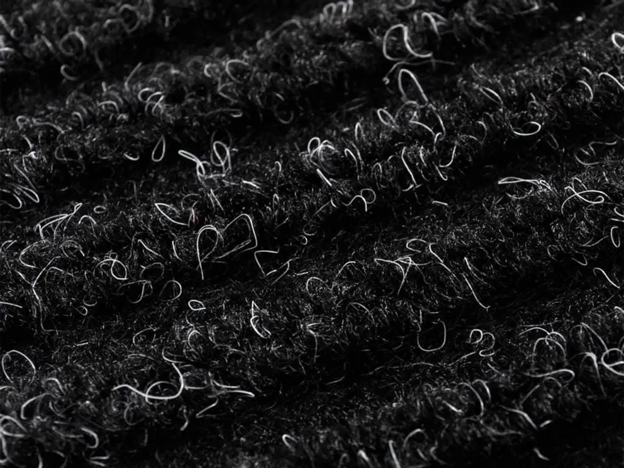 Billede 2 - Dørmåtte 117x220 cm PVC sort