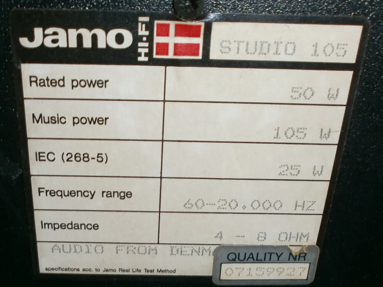 Billede 7 - Perfekt Gave!-FisherTAD 993 HI-FI system +Jamo