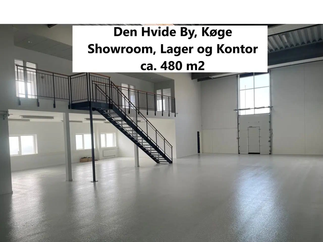 Billede 1 - Hvide by i Køge.  Showroom. Kontor. Lager. Detailsalg.....