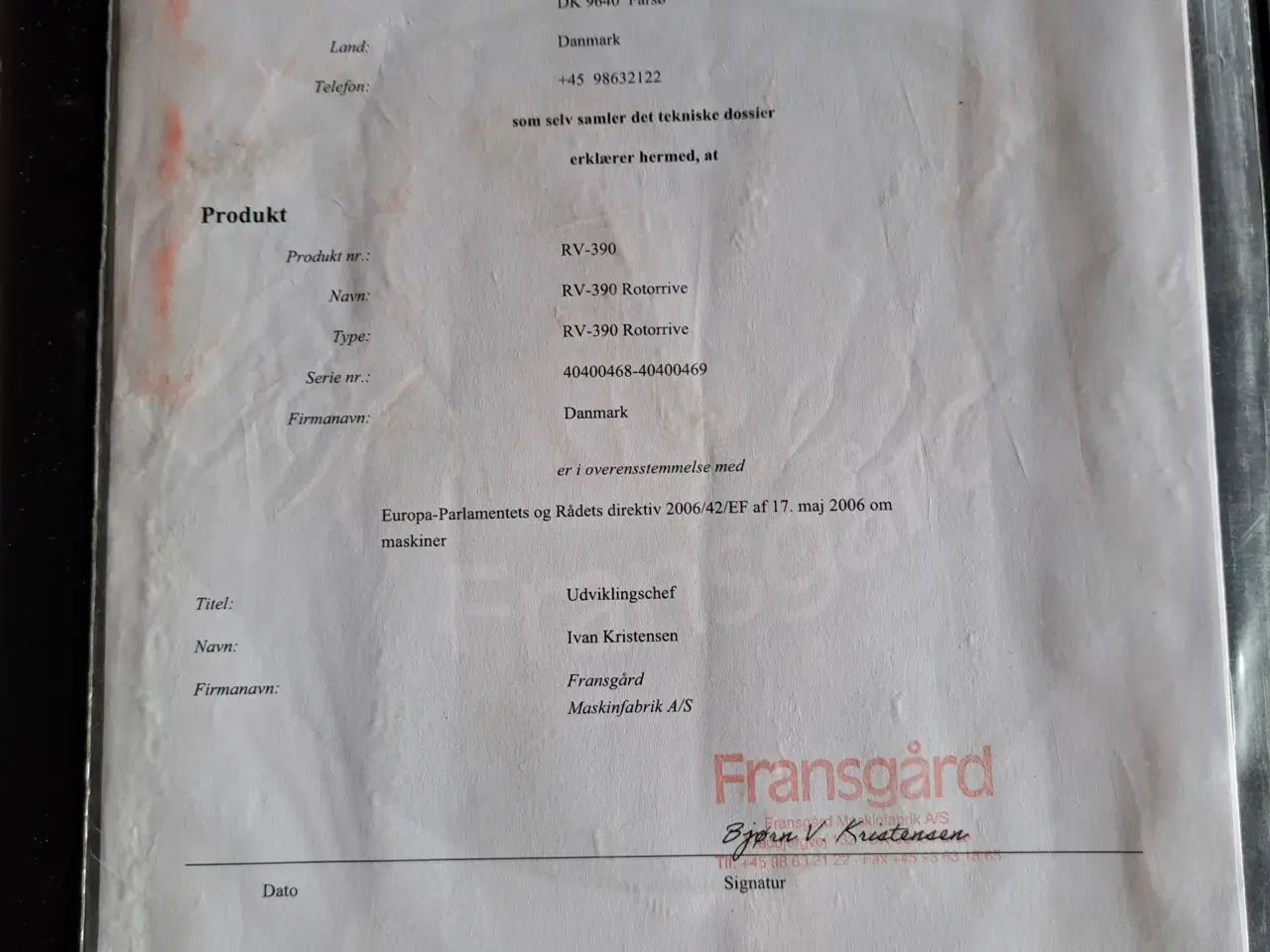 Billede 2 - Instruktionsbog
