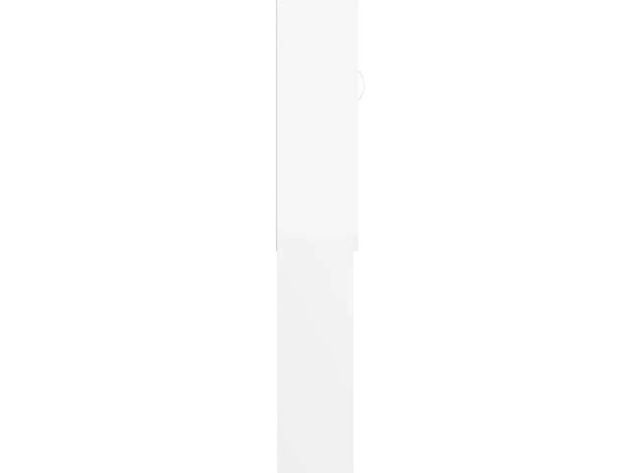 Billede 4 - Badeværelsesskab til vaskemaskine 64x25,5x190 cm hvid