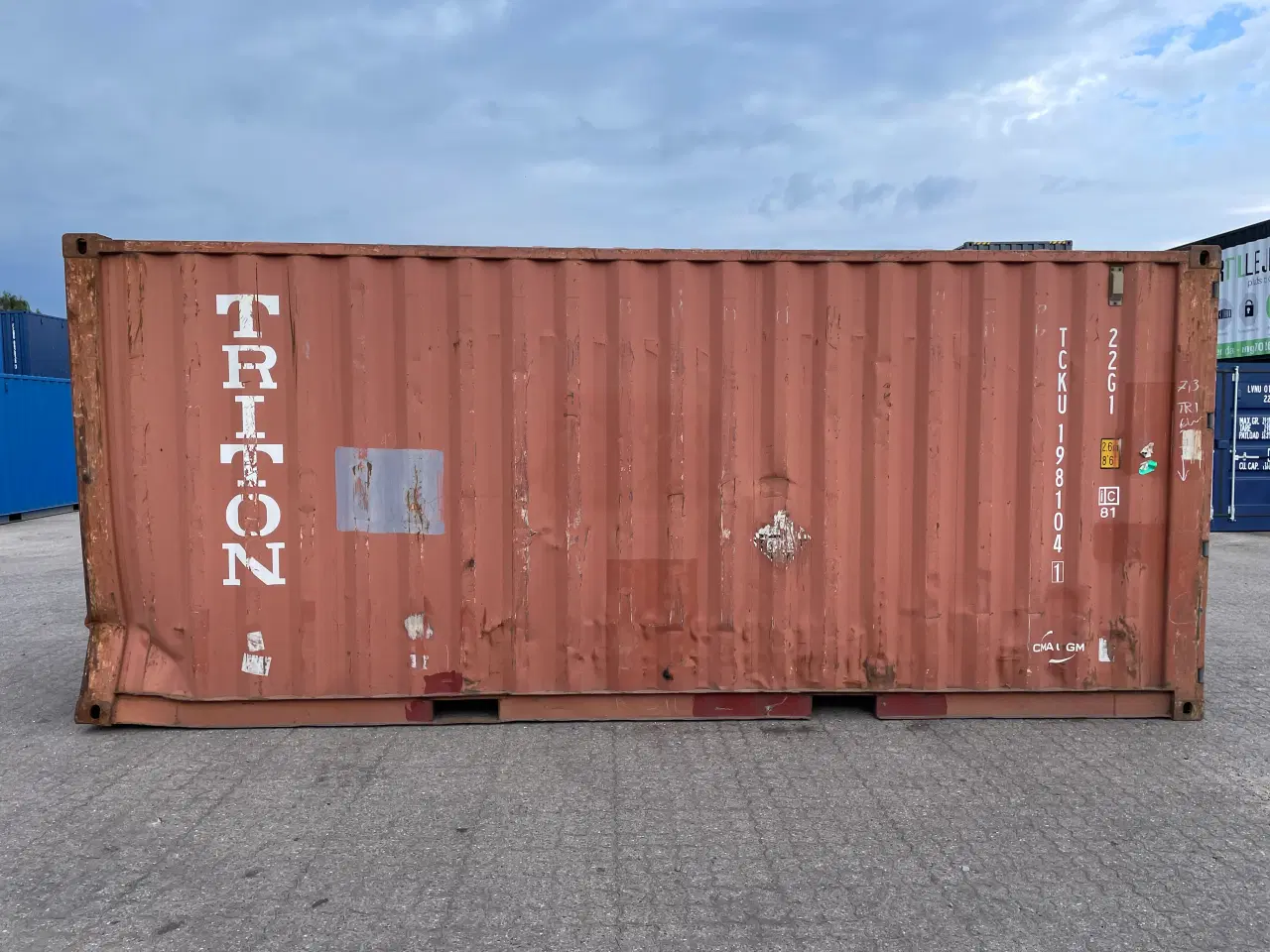 Billede 5 - 20 fods Container- ID: TCKU 198104-1