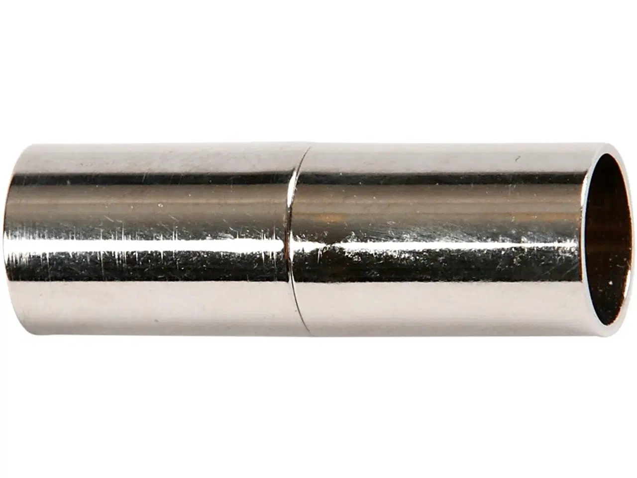 Billede 1 - Cylinderformet Magnetlås 23 mm, 2 stk. - Forsølvet