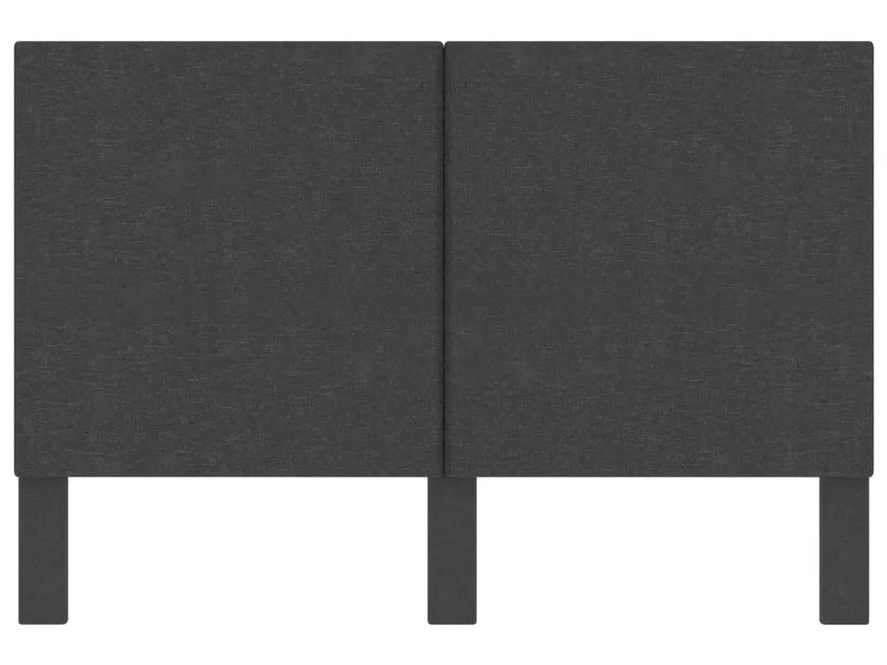 Billede 4 - Sengegavl 180x200 cm stof mørkegrå